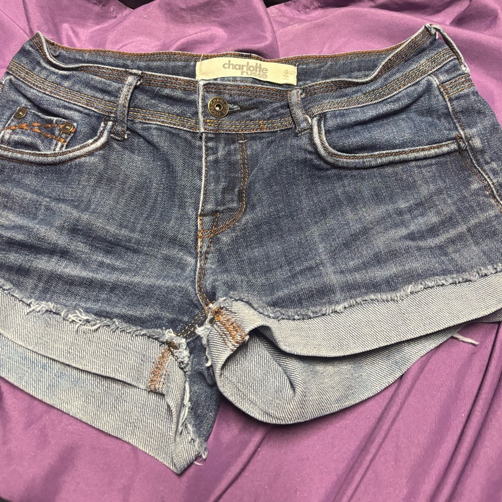 Charlotte ruse low rise shorts size 0